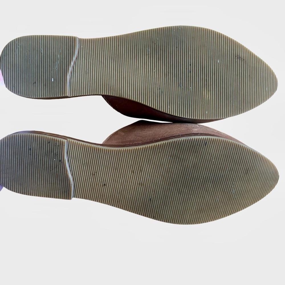 The Root Collective Brown Chestnut Leather Lilli Mules ECO Friendly Anthro Sz 9 - Picture 4 of 6